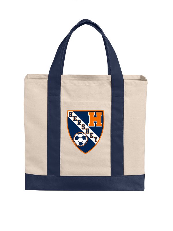 Hershey Cotton Canvas Two-Tone Tote
