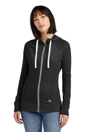 New Era Women's Sueded Cotton Blend Full-Zip Hoodie.