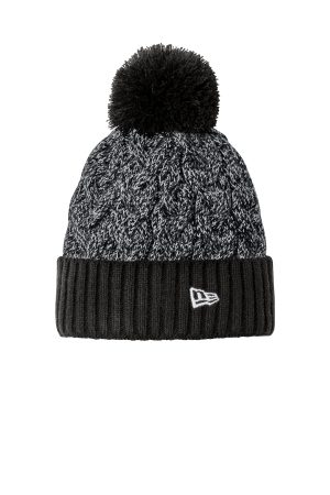 New Era Marled Knit Pom Beanie