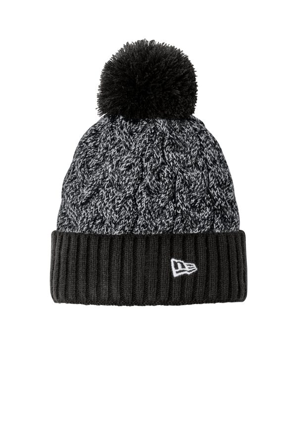 New Era Marled Knit Pom Beanie