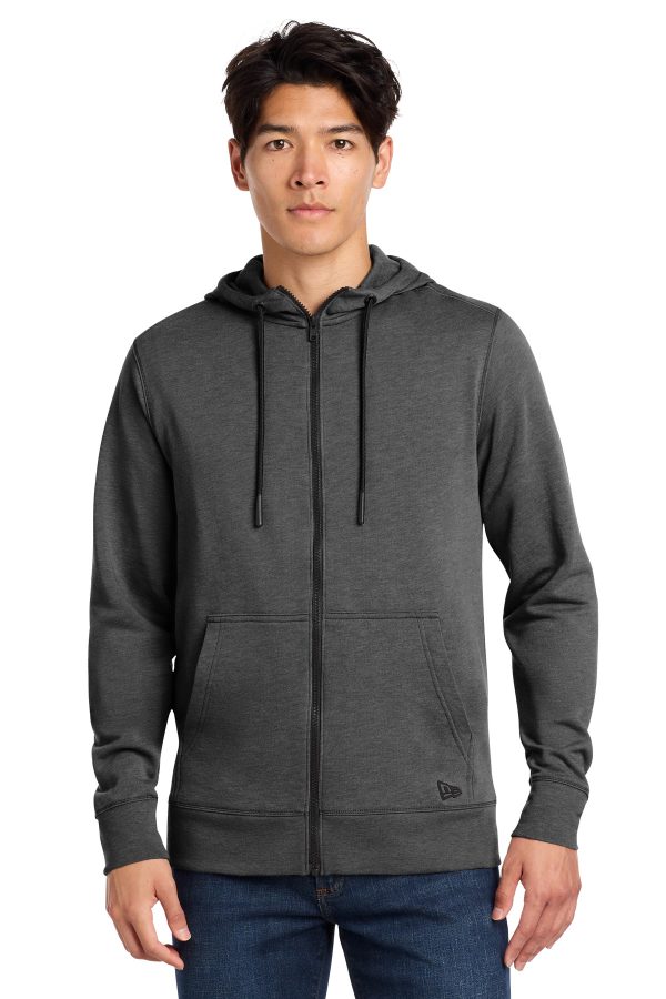 New Era Tri-Blend Fleece Full-Zip Hoodie