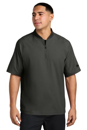 New Era Cage Short Sleeve 1/4-Zip Jacket.
