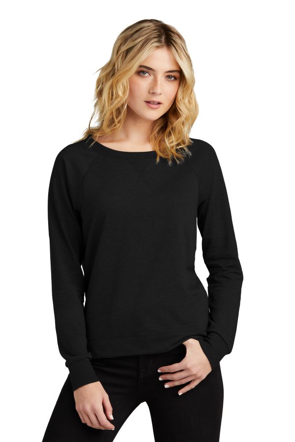 District Women's Featherweight French Terry Long Sleeve Crewneck